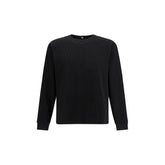 LAMINAR Black Cotton Sweatshirt