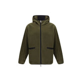 LAMINAR Green Polyester Hoodie