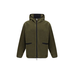 LAMINAR Green Polyester Hoodie