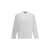 LAMINAR White Cotton Long Sleeve T-Shirt