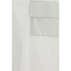 LAMINAR Vit Bomull T-Shirt