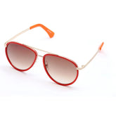 Lancaster Red Metal Sunglasses - Sunglasses