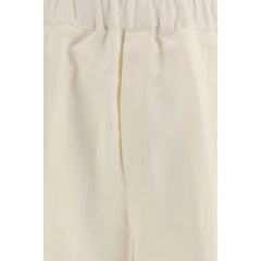 Laneus Beige Viscose Casual Pants