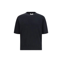 Laneus Black Cotton T-Shirt