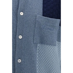 Laneus Blue Cotton Sweatshirt