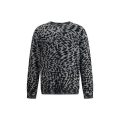 Laneus Gray Wool Sweatshirt