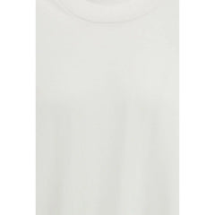 Laneus White Cotton T-Shirt