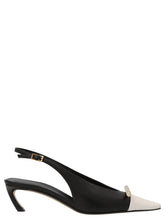 Lanvin Bicolor Goatskin Mid Heel Pumps - EU36/US6