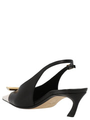 Lanvin Bicolor Goatskin Mid Heel Pumps - EU36/US6