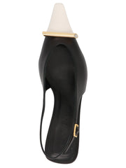 Lanvin Bicolor Goatskin Mid Heel Pumps - EU36/US6
