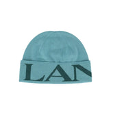 Lanvin Bicolor Virgin Wool Beanie - UNI