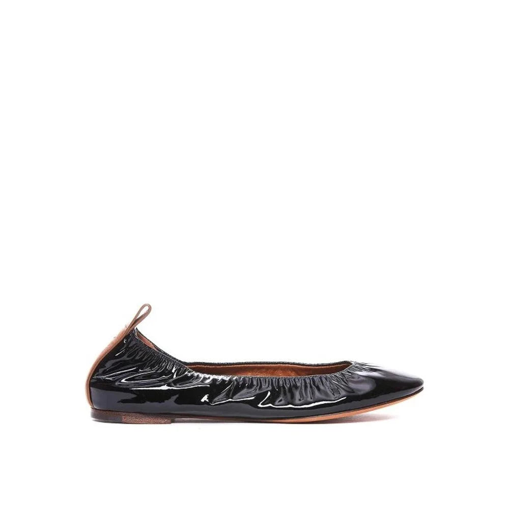 Lanvin Black Calfskin Ballet Flats - EU37/US7