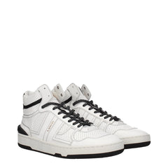 Lanvin White Leather High Tops - EU40/US7