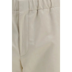Lardini Beige Cotton Casual Pants