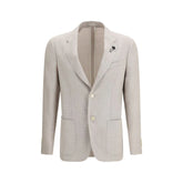Lardini Beige Silk Blazer