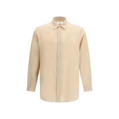 Lardini Beige Tencel Dress Shirt