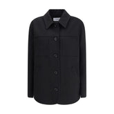 Lardini Black Fleece Wool Clothing - IT42 | L