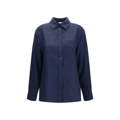Lardini Modrá lněná košile - IT40 | M