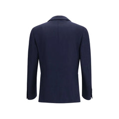 Lardini Blue Wool Oves Aries Jacket