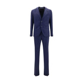 Lardini Blue Wool Oves Aries Two-Piece Suit - IT50 | L