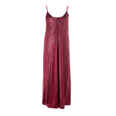 Lardini Bordeaux Polyester Cocktail - IT40|S - Dresses