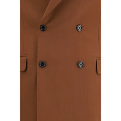 Lardini Brown Cotton Two-Piece Suit