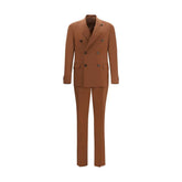 Lardini Brown Cotton Two-Piece Suit - IT52 | XL