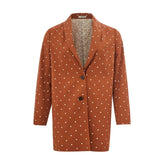 Lardini Chic Cotton Brown Jacket for the Modern Woman - IT38|XS - Coats & Jackets