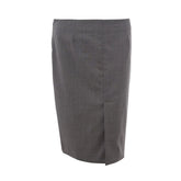 Lardini Chic Gray Wool Pencil Skirt - IT40|S - Skirts