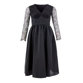 Lardini Elegant Black Polyester Dress - IT40|S - Dresses