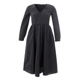 Lardini Elegant Black Polyester Dress - IT40|S - Dresses