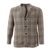 Lardini Elegant Multicolor Linen Jacket - IT52 | XL - Sport Jackets