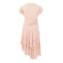 Lardini Elegant Pink Acetate Dress - IT40|S - Dresses