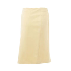 Lardini Elegant Yellow Viscose Skirt for Women - IT40|S - Skirts