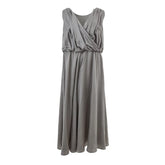 Lardini Gray Silk Long - IT40|S - Dresses