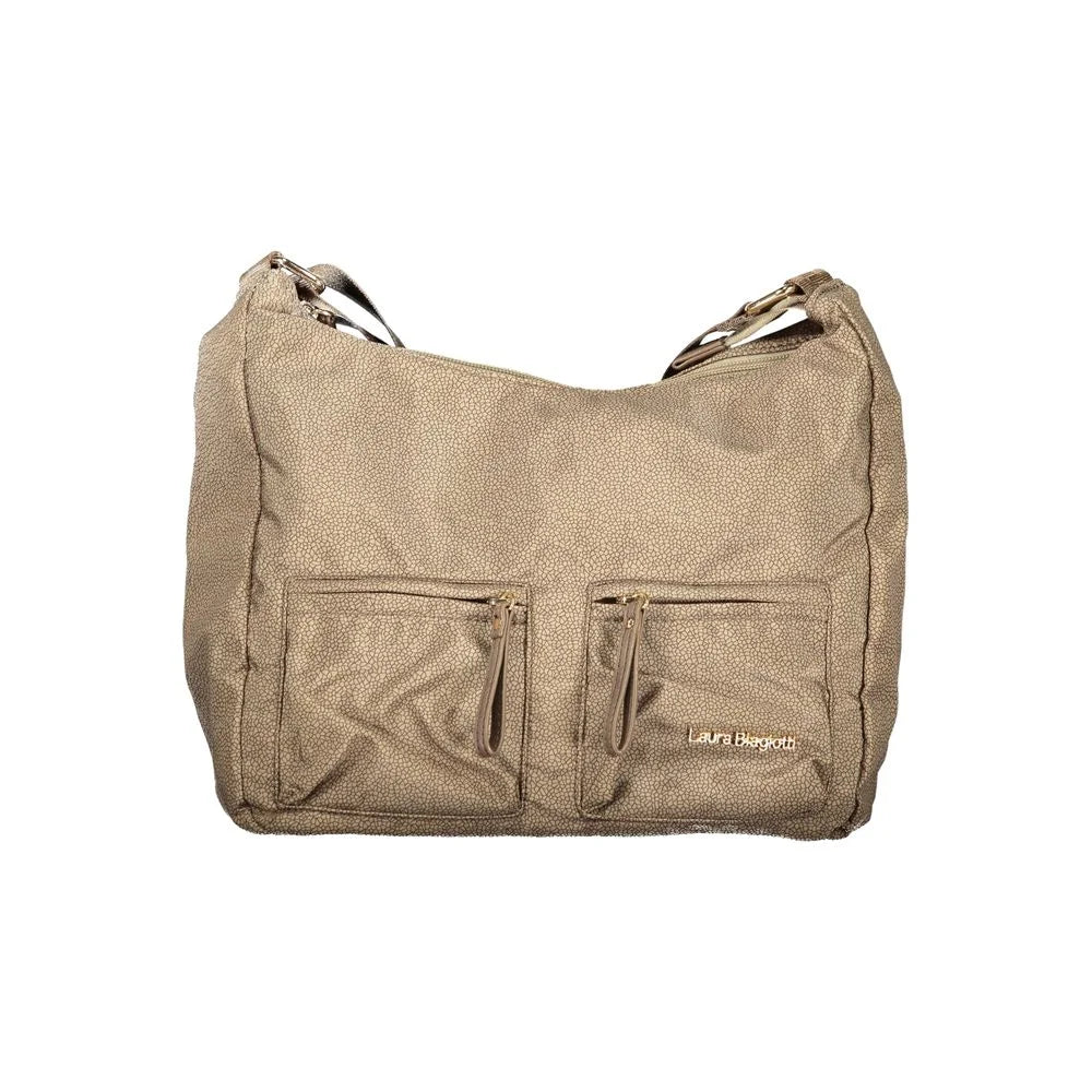 Laura Biagiotti Beige Polyester Women Handbag - Shoulder Bags