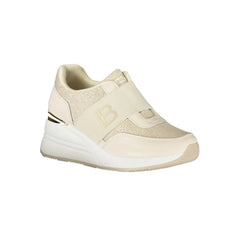 Laura Biagiotti Beige Polyester Women Sneaker
