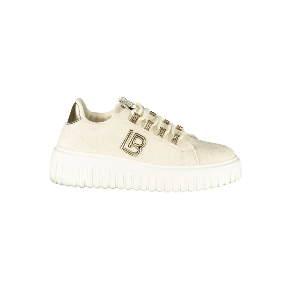 Laura Biagiotti Beige Polyester Women Sneaker - Sneakers