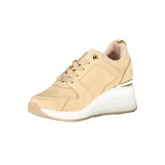 Laura Biagiotti Beige Polyester Women Sneaker - Sneakers