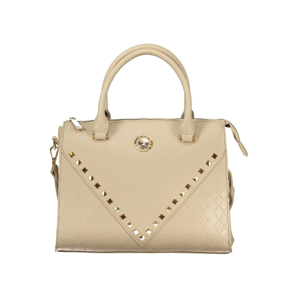 Laura Biagiotti Beige PVC Women Handbag - Satchel Bags
