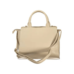 Laura Biagiotti Beige PVC Women Handbag - Shoulder Bags