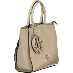Laura Biagiotti Beige PVC Women Handbag - Shoulder Bags