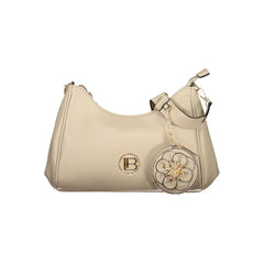 Laura Biagiotti Beige PVC Women Handbag - Shoulder Bags