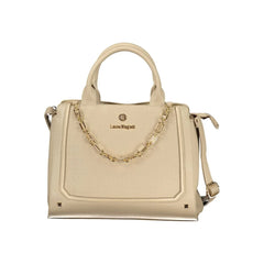 Laura Biagiotti Beige PVC Women Handbag - Shoulder Bags