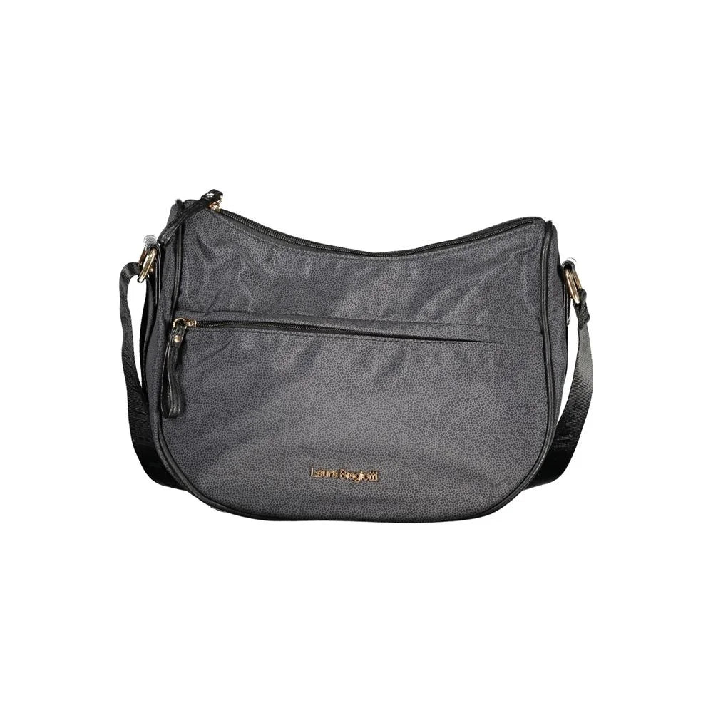 Laura Biagiotti Black Polyester Handbag - Shoulder Bags