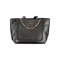 Laura Biagiotti Black PVC Women Handbag - Shopper Bags