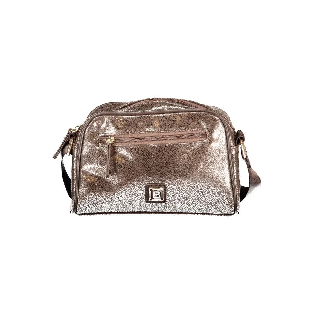 Laura Biagiotti Bronze Polyester Women Handbag - Cross Body Bags