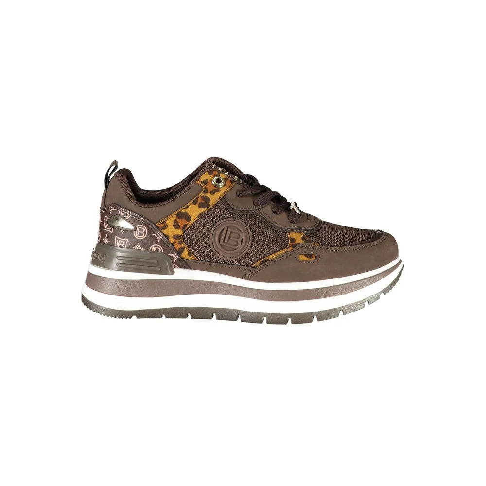 Laura Biagiotti Brown Polyester Women Sneaker - Sneakers