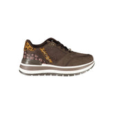 Laura Biagiotti Brown Polyester Women Sneaker - Sneakers