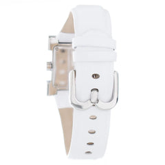 Laura Biagiotti White Leather Dress Watch